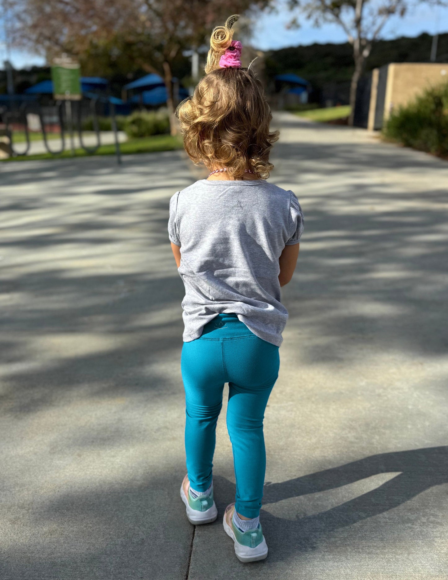 Beyond Yoga Toddler Buttery Soft Spacedye Leggings - Blue