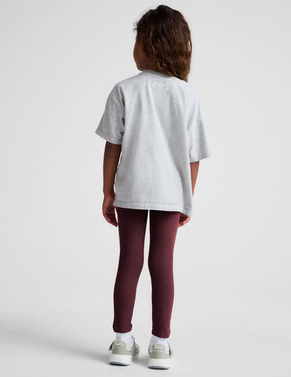 Beyond Yoga Toddler Spacedye Legging - Midnight Burgundy Heather