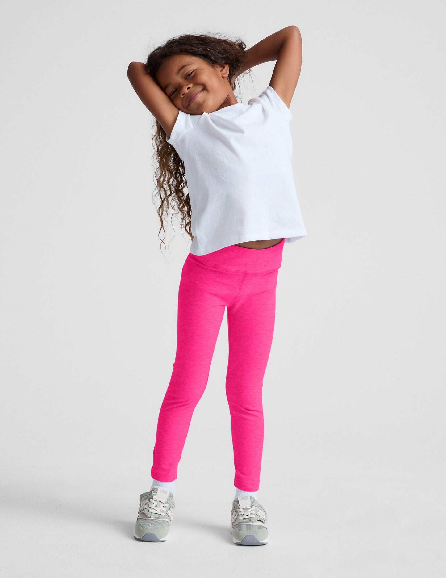 Beyond Yoga Toddler Soft Spacedye Legging - Pink Glow Heather