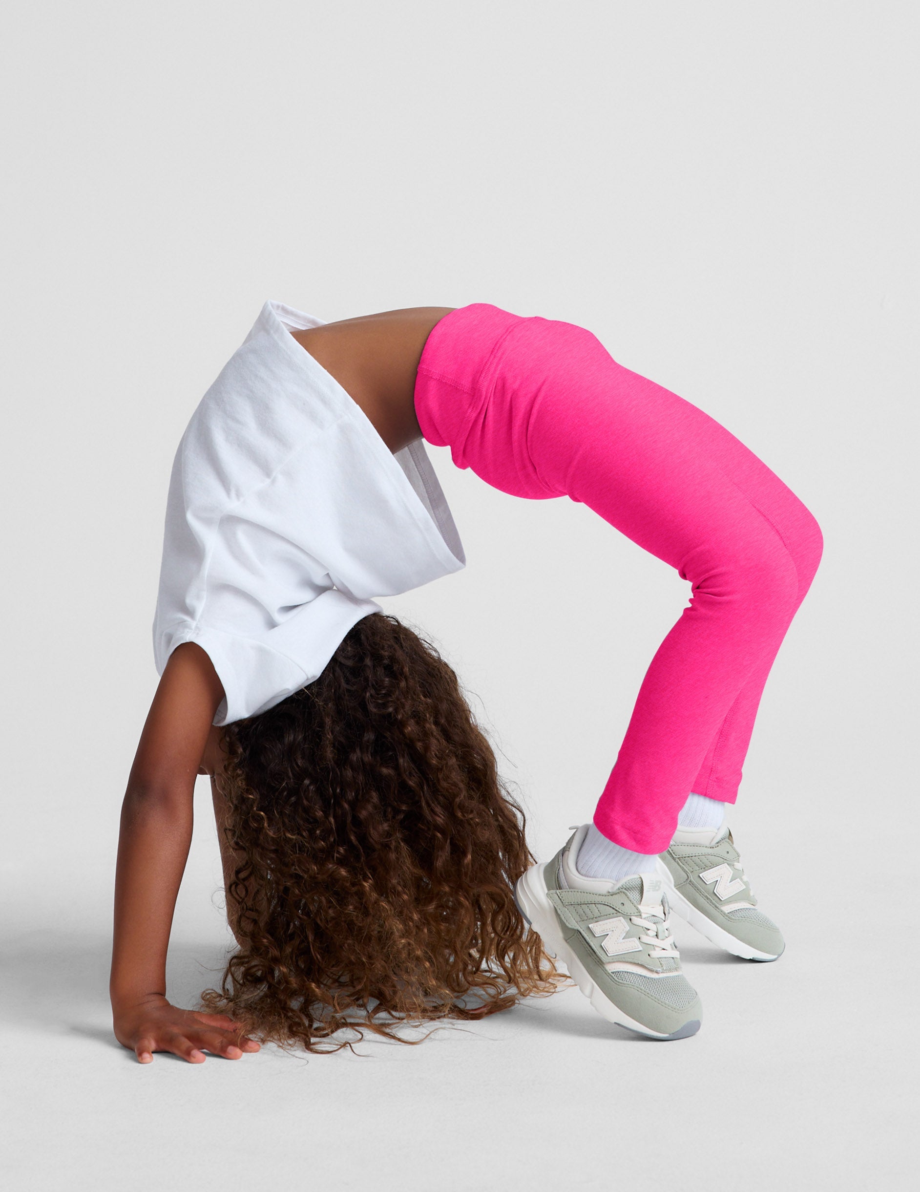 Beyond Yoga Toddler Soft Spacedye Legging - Pink Glow Heather