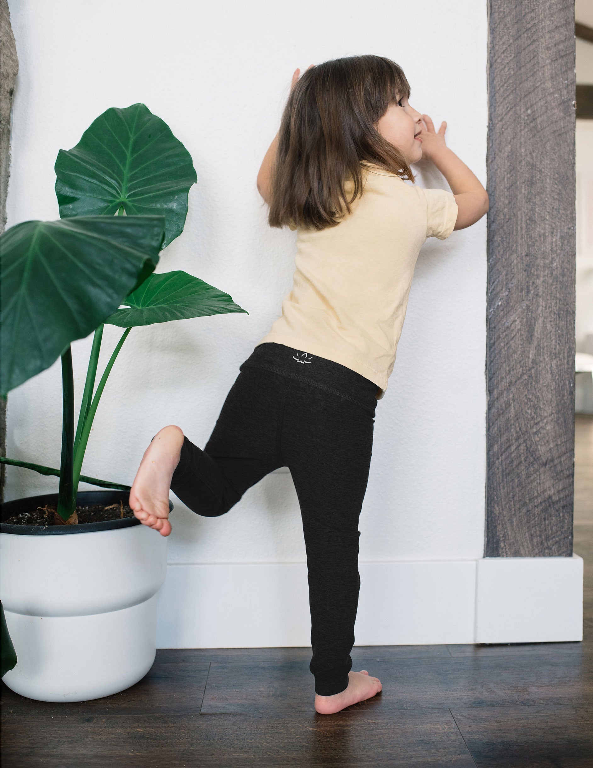 Beyond Yoga Toddler's Classic Spacedye Legging - Darkest Night