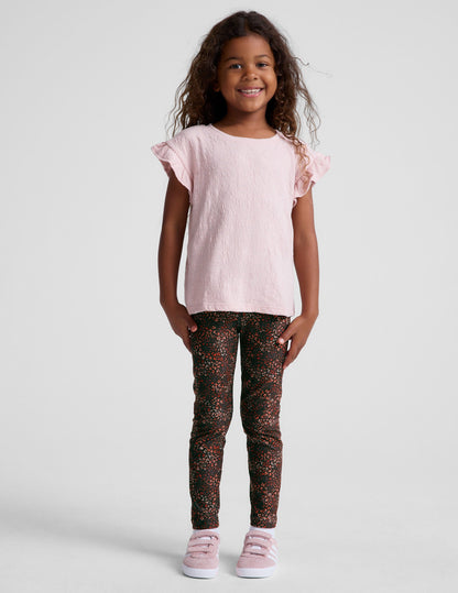 Beyond Yoga Toddler Preppy Plaid SoftMark Legging - Brown