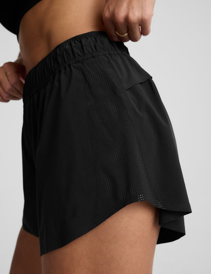 Beyond Yoga Women's Breathable Lined "Solemate" Shorts - Black