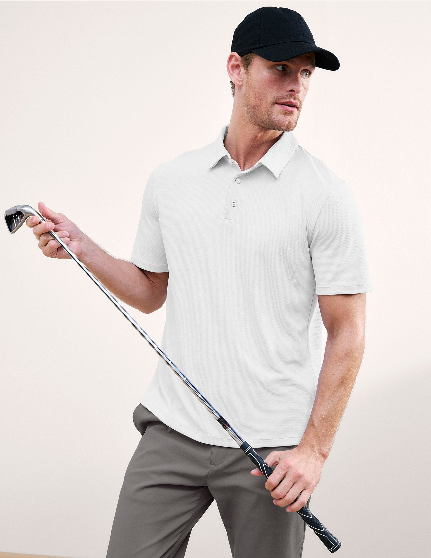 Beyond Yoga All In Active Men's Polo