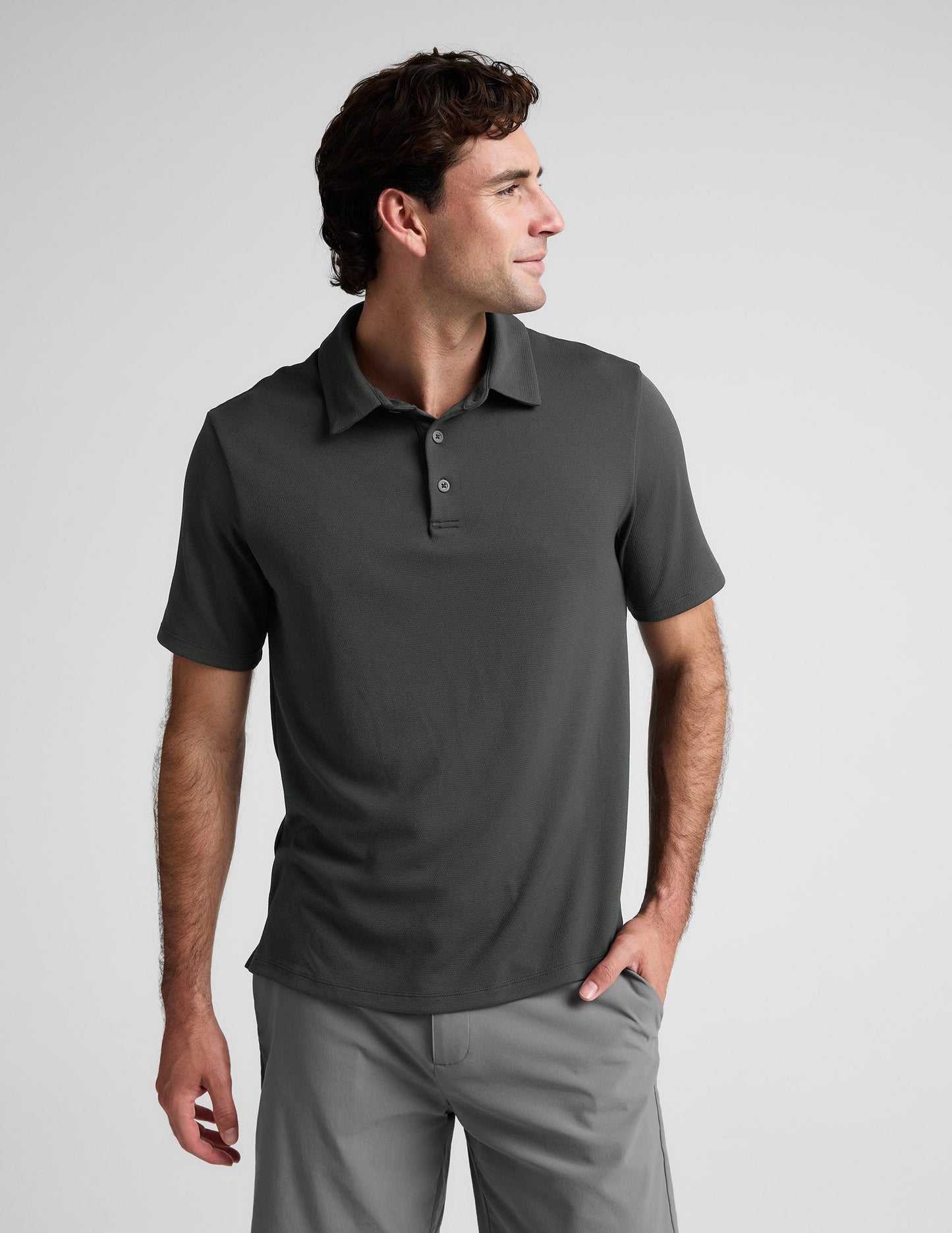 Beyond Yoga All In Active Men's Polo