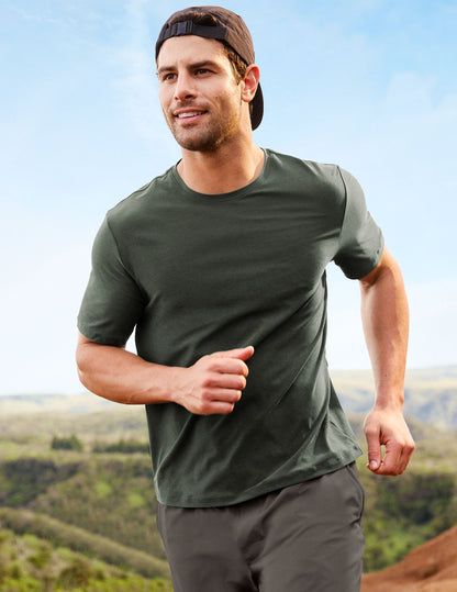 Beyond Yoga Always Beyond Men's Crew Tee 2.0