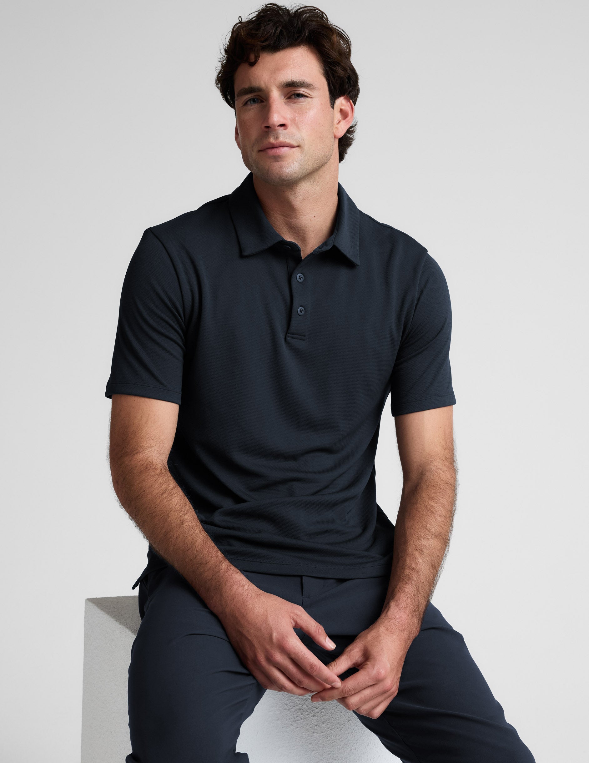 Beyond Yoga All In Active Men's Polo