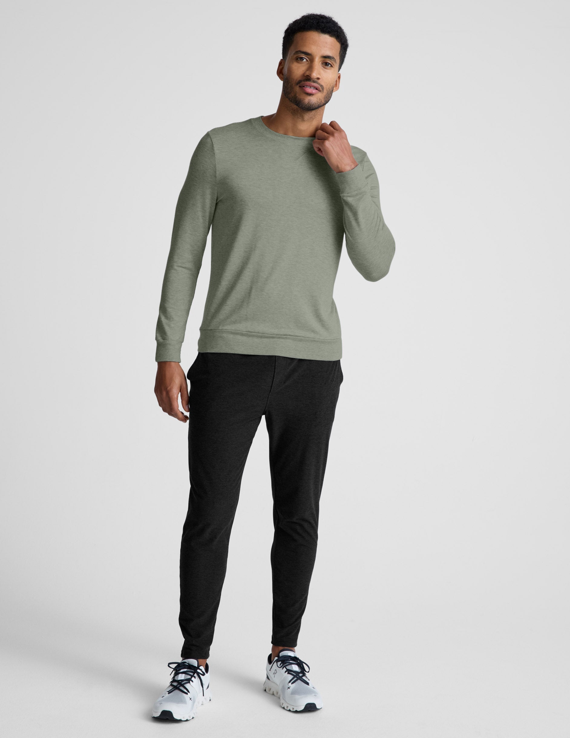 Beyond Yoga Always Beyond Men's Crew Pullover