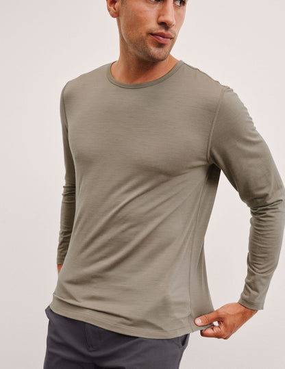 Beyond Yoga Warm Wick Merino Wool Long Sleeve Crew