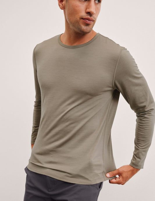 Beyond Yoga Warm Wick Merino Wool Long Sleeve Crew