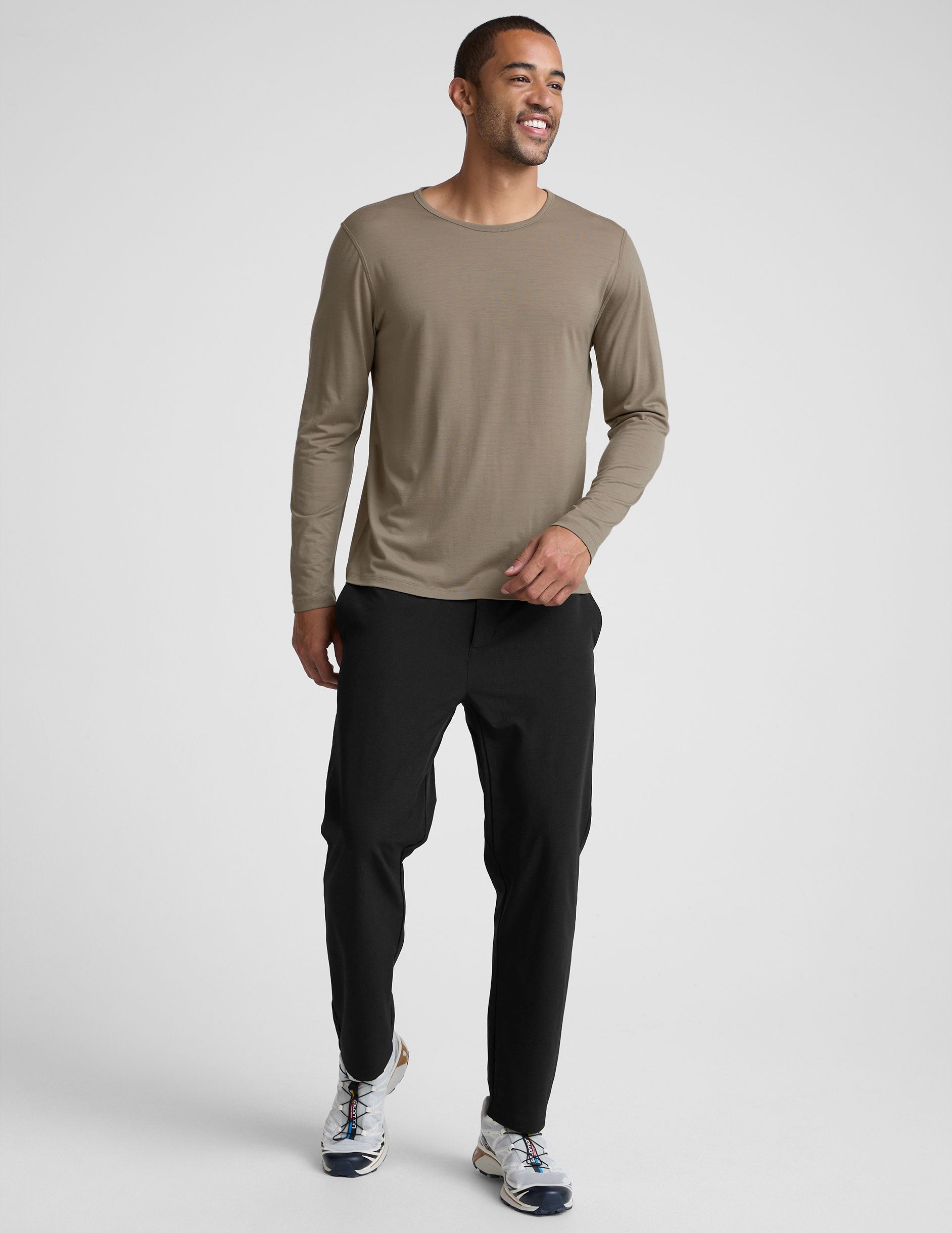 Beyond Yoga Warm Wick Merino Wool Long Sleeve Crew