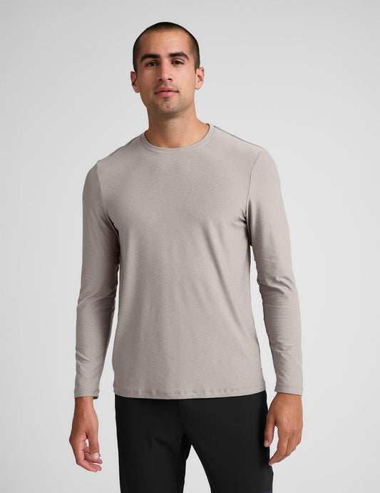Beyond Yoga Always Beyond Men's Long Sleeve Crew 2.0