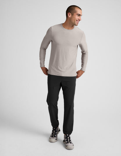 Beyond Yoga Always Beyond Men's Long Sleeve Crew 2.0