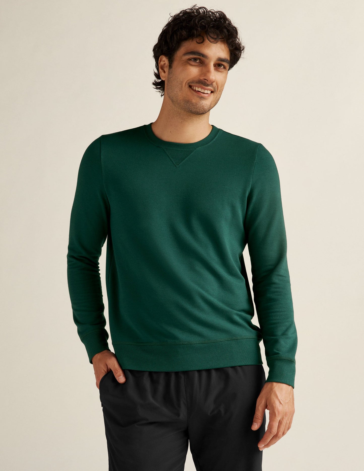Beyond Yoga Always Beyond Men's Crew Pullover