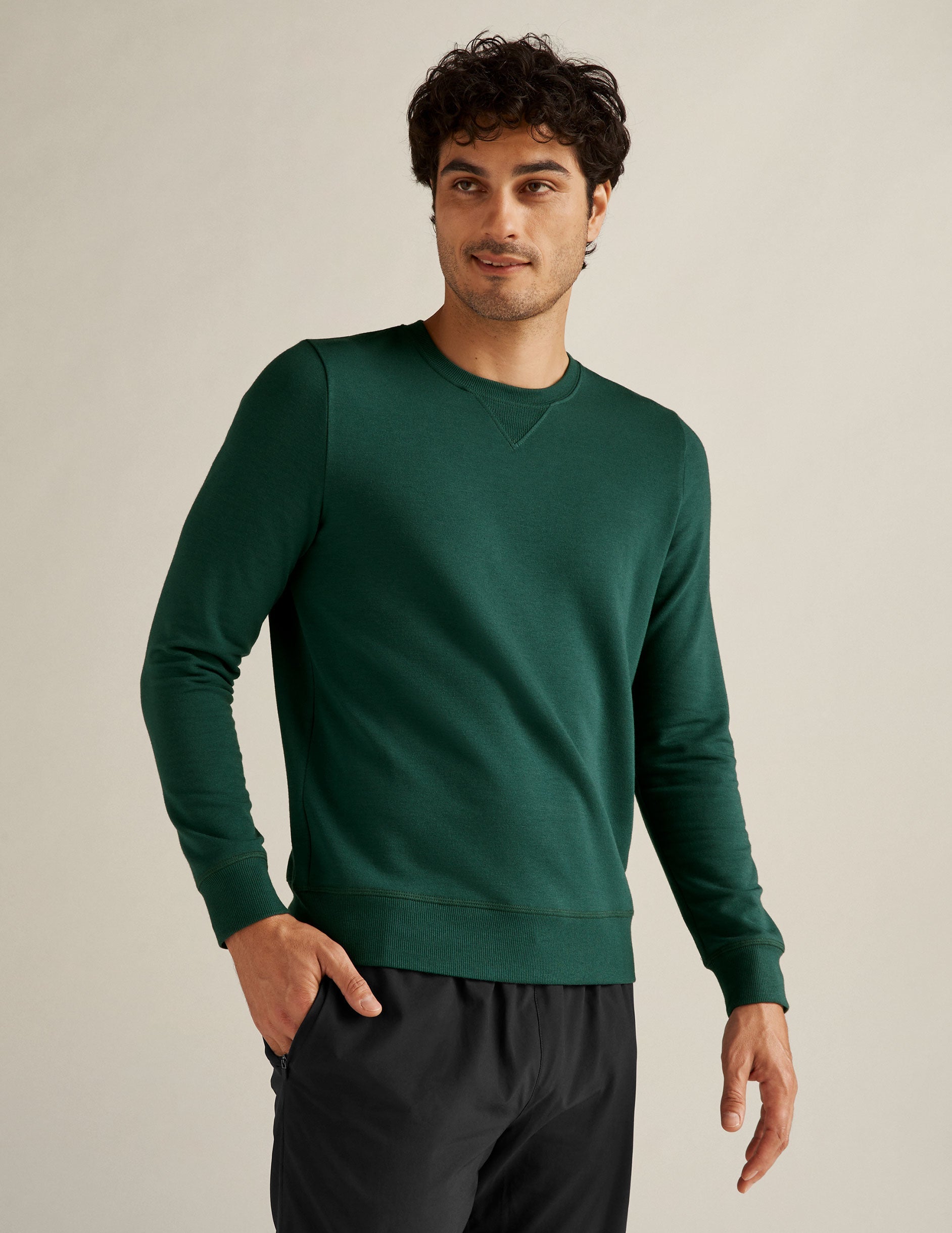 Beyond Yoga Always Beyond Men's Crew Pullover