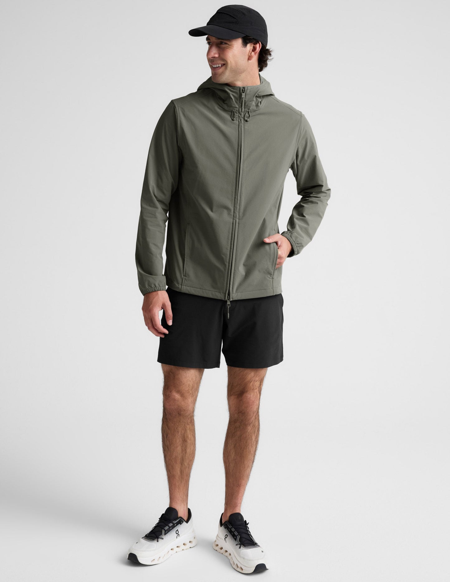 Beyond Yoga AirLite Men's Hooded Full Zip Jacket