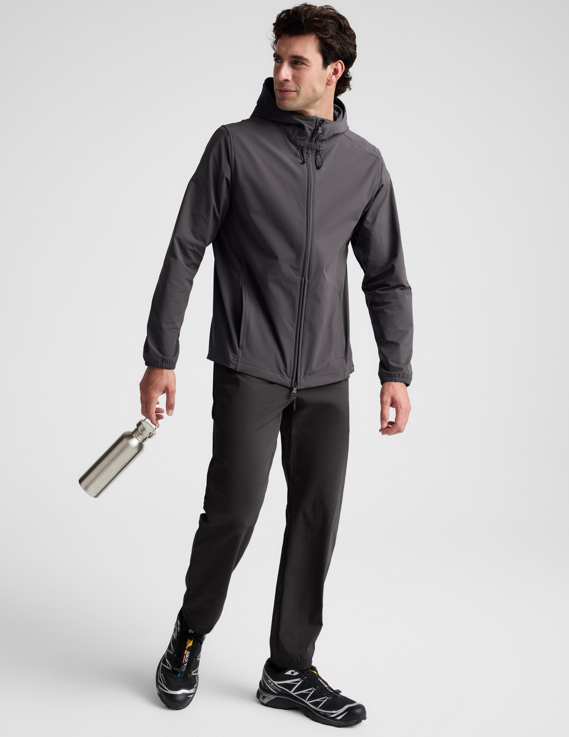 Beyond Yoga AirLite Men's Hooded Full Zip Jacket