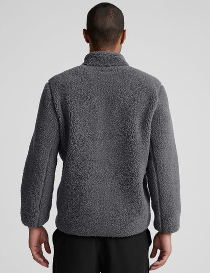 Beyond Yoga Boucle Fleece Men's Zip Jacket