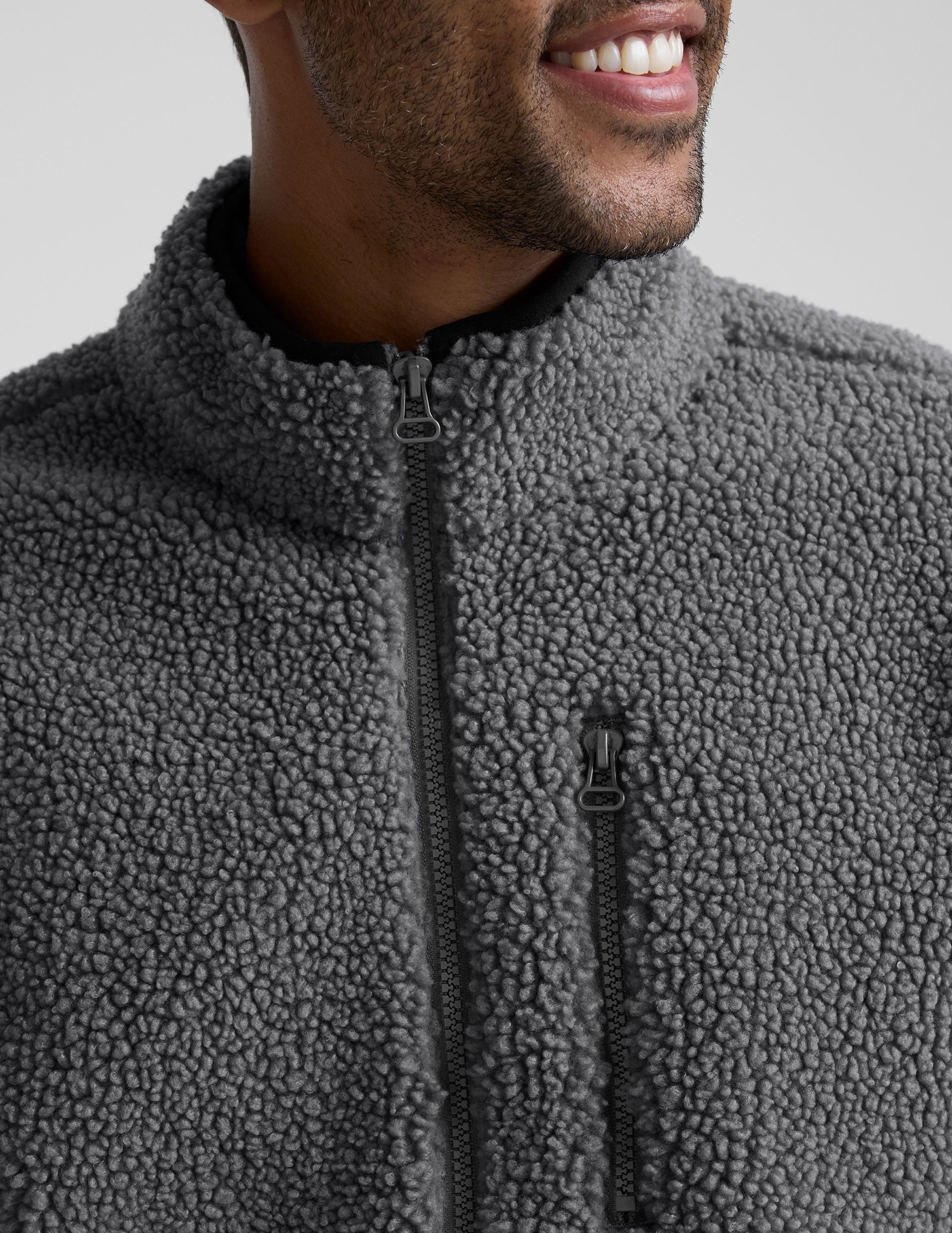 Beyond Yoga Boucle Fleece Men's Zip Jacket