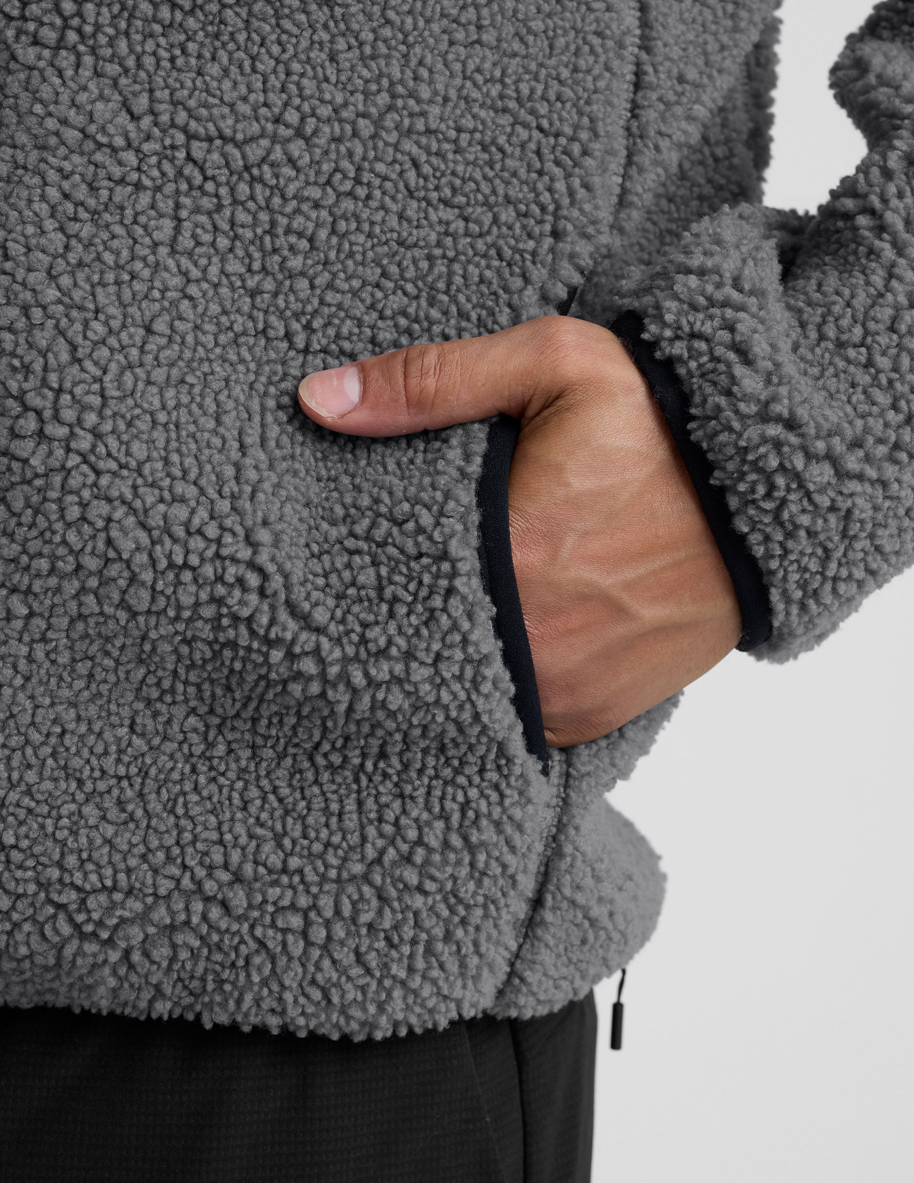Beyond Yoga Boucle Fleece Men's Zip Jacket