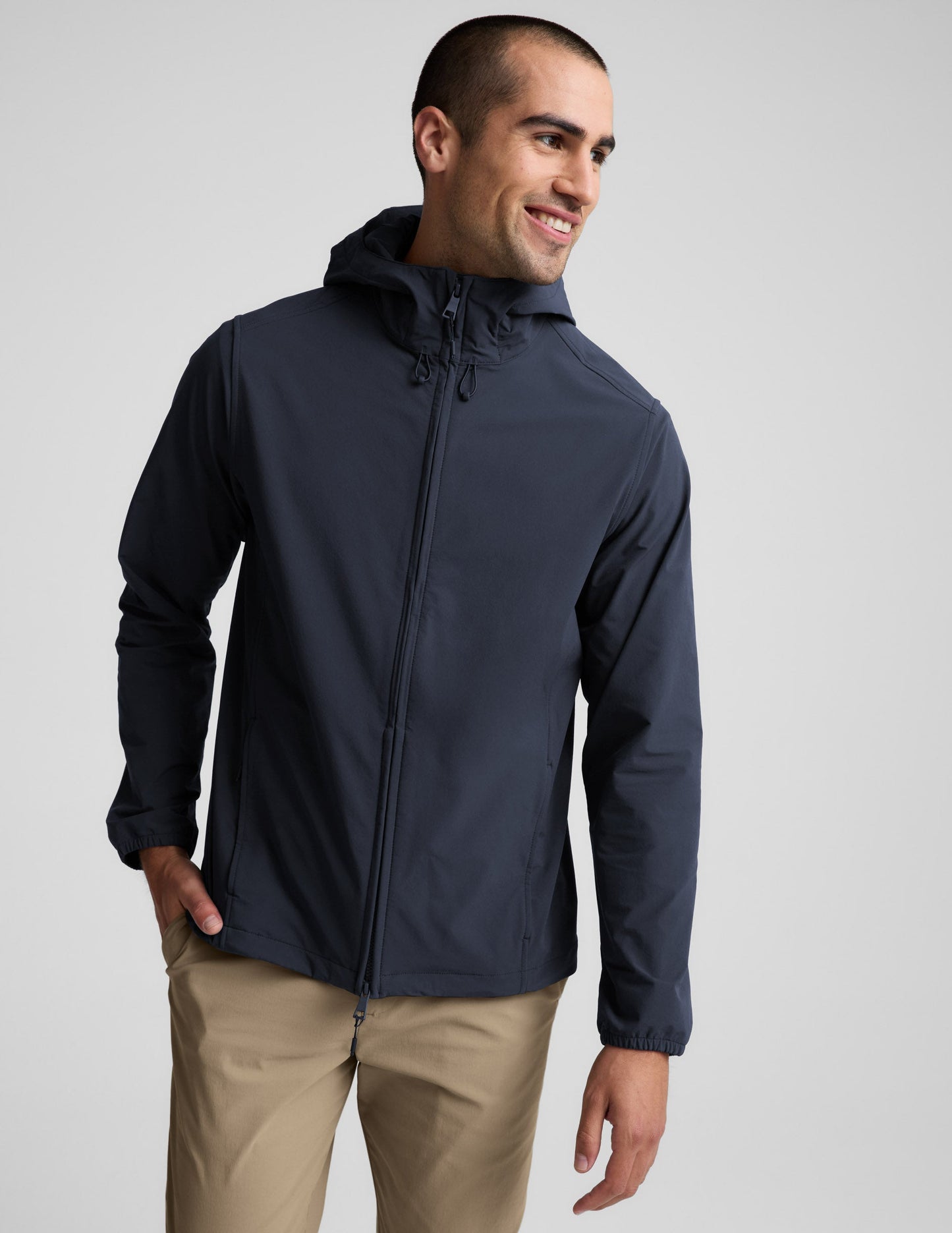 Beyond Yoga AirLite Men's Hooded Full Zip Jacket