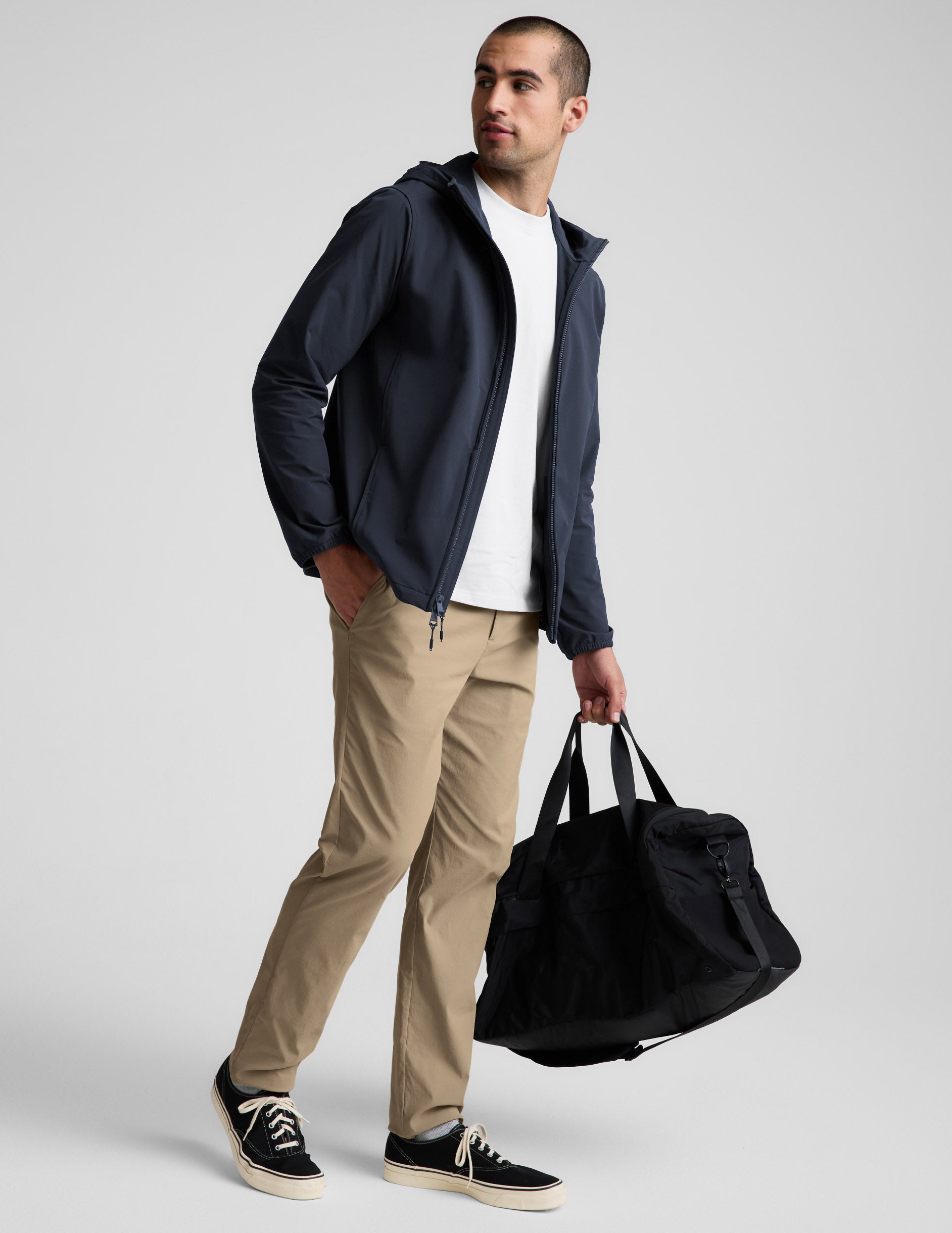 Beyond Yoga AirLite Men's Hooded Full Zip Jacket