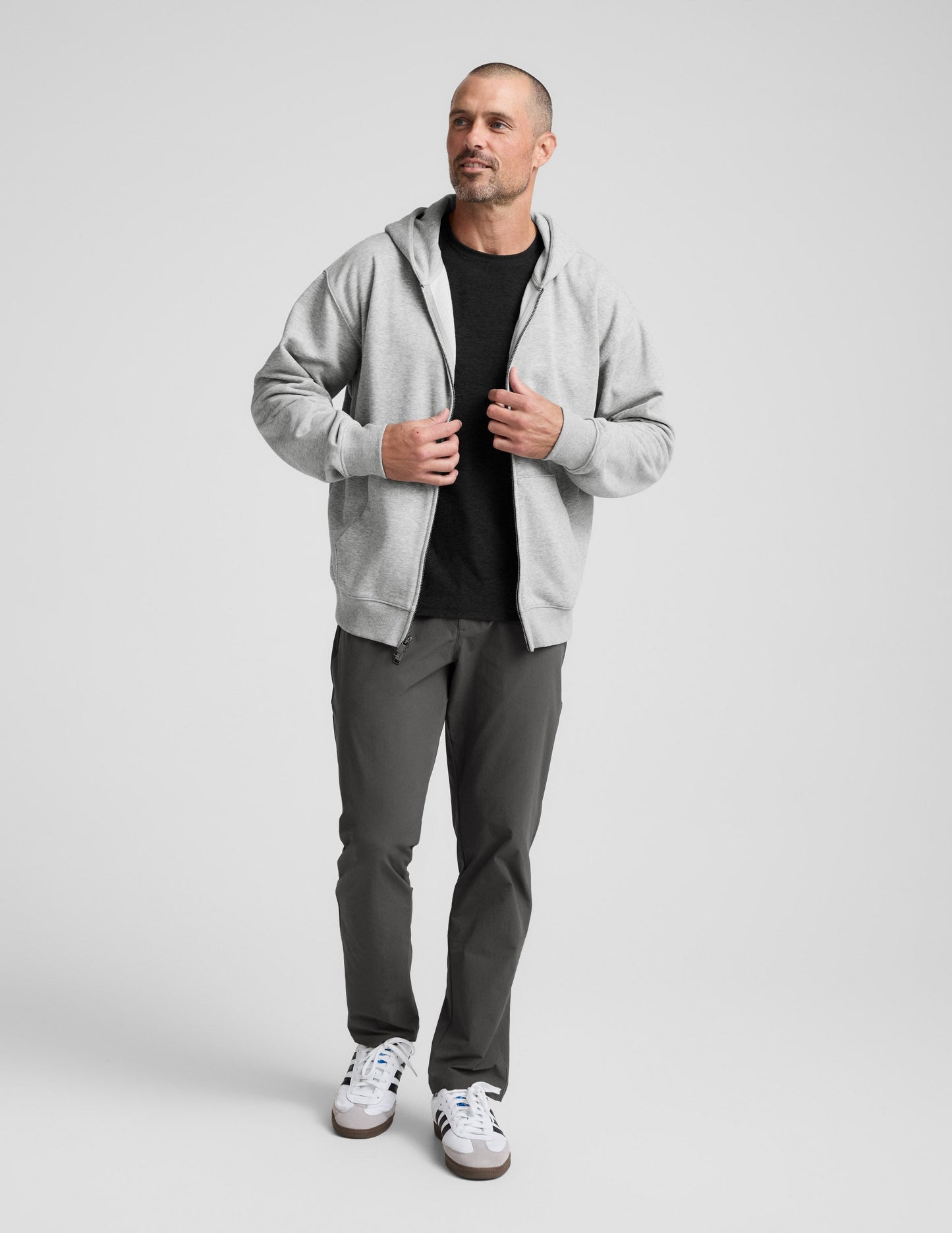 Beyond Yoga LuxeFleece Full Zip Men's Hoodie