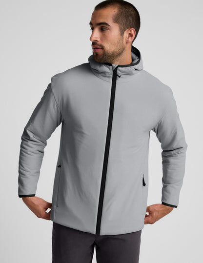 Beyond Yoga In Flight Insulated Men's Hooded Jacket
