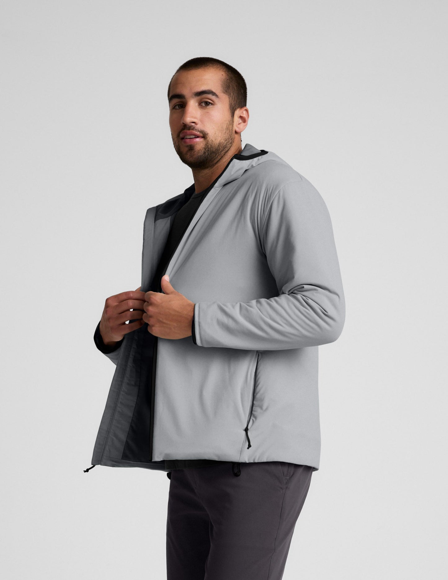 Beyond Yoga In Flight Insulated Men's Hooded Jacket