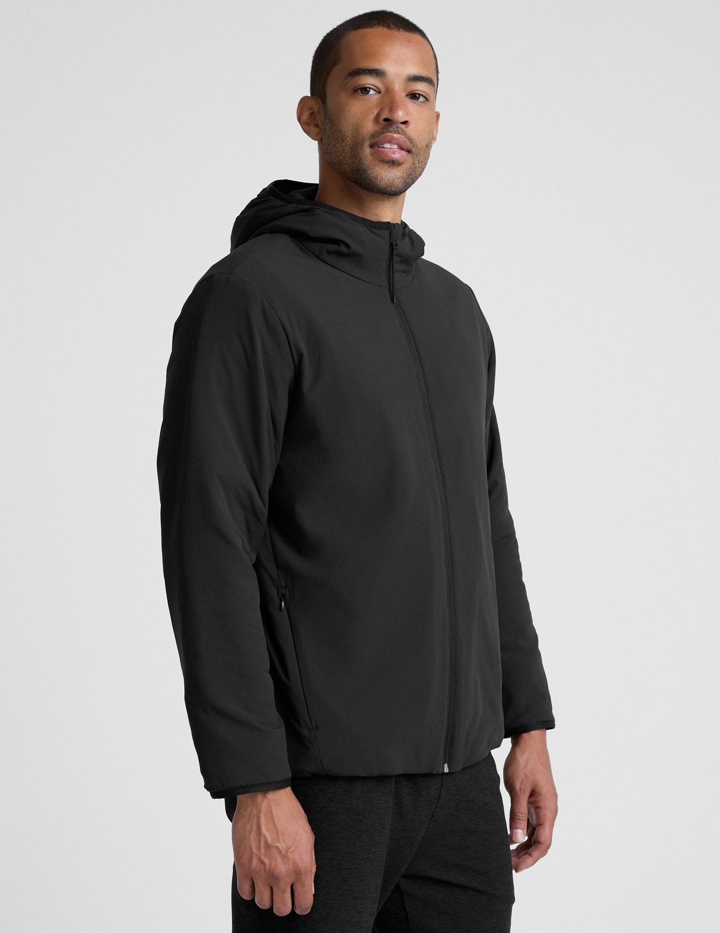 Beyond Yoga In Flight Insulated Men's Hooded Jacket