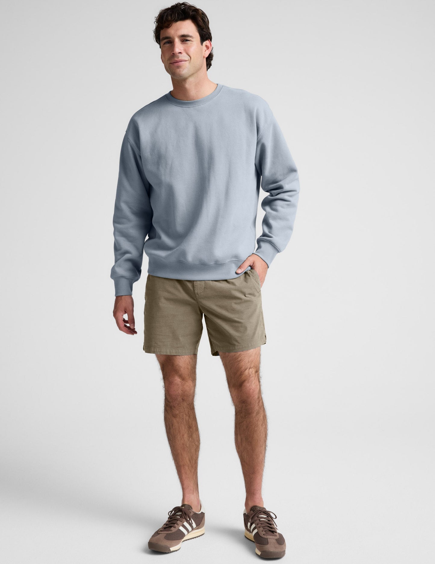 Beyond Yoga Men's Casual Elastic Waist Saturday Shorts - Mushroom