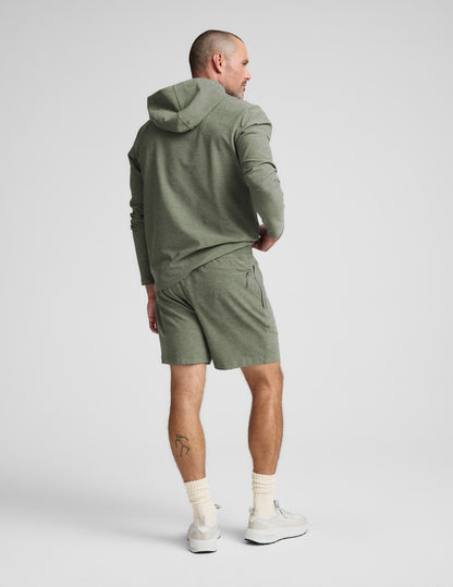 Beyond Yoga Men's Spacedye Shorts - Grey Sage Heather