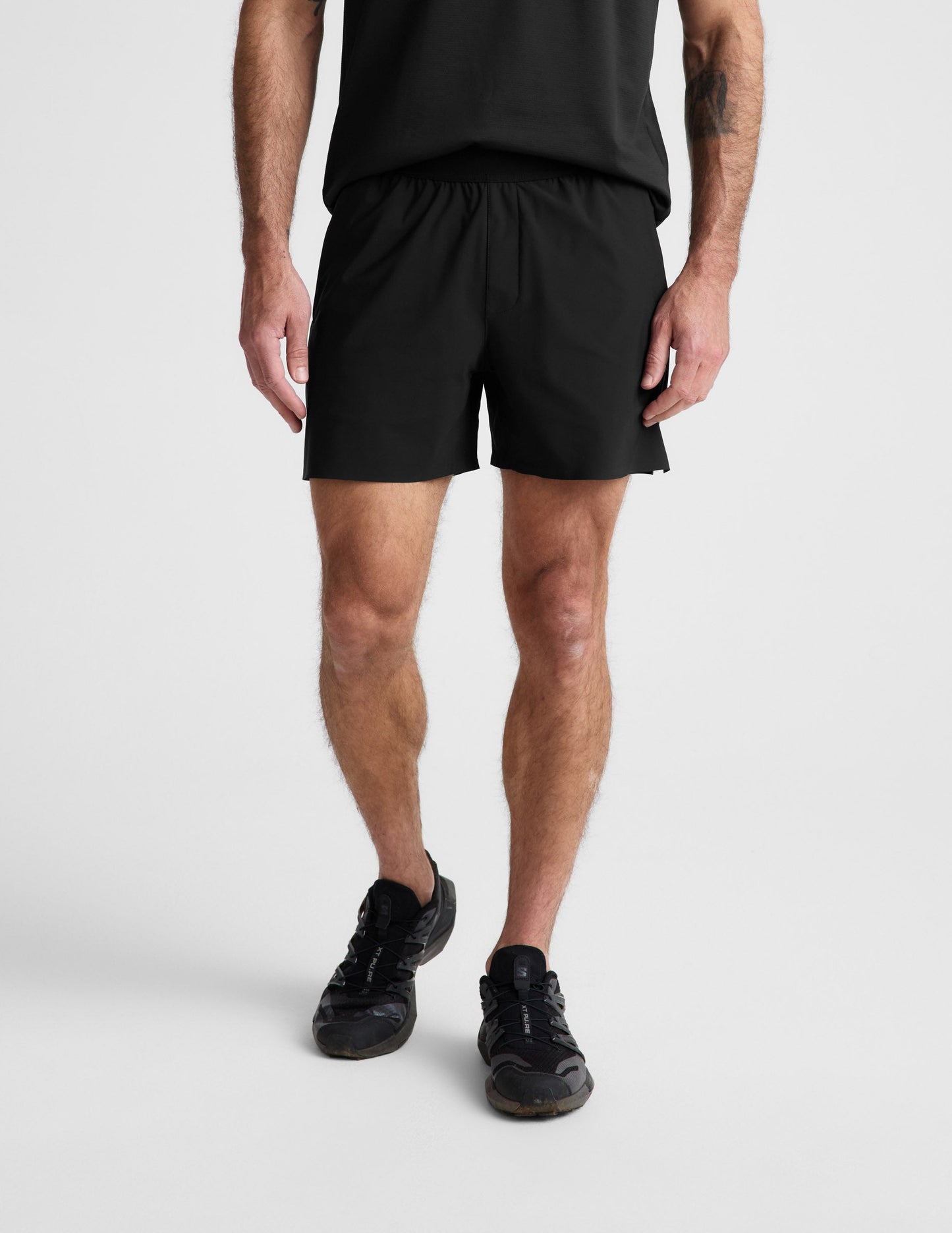 Beyond Yoga Men's Quick Dry Lined WarpLite Shorts - Black