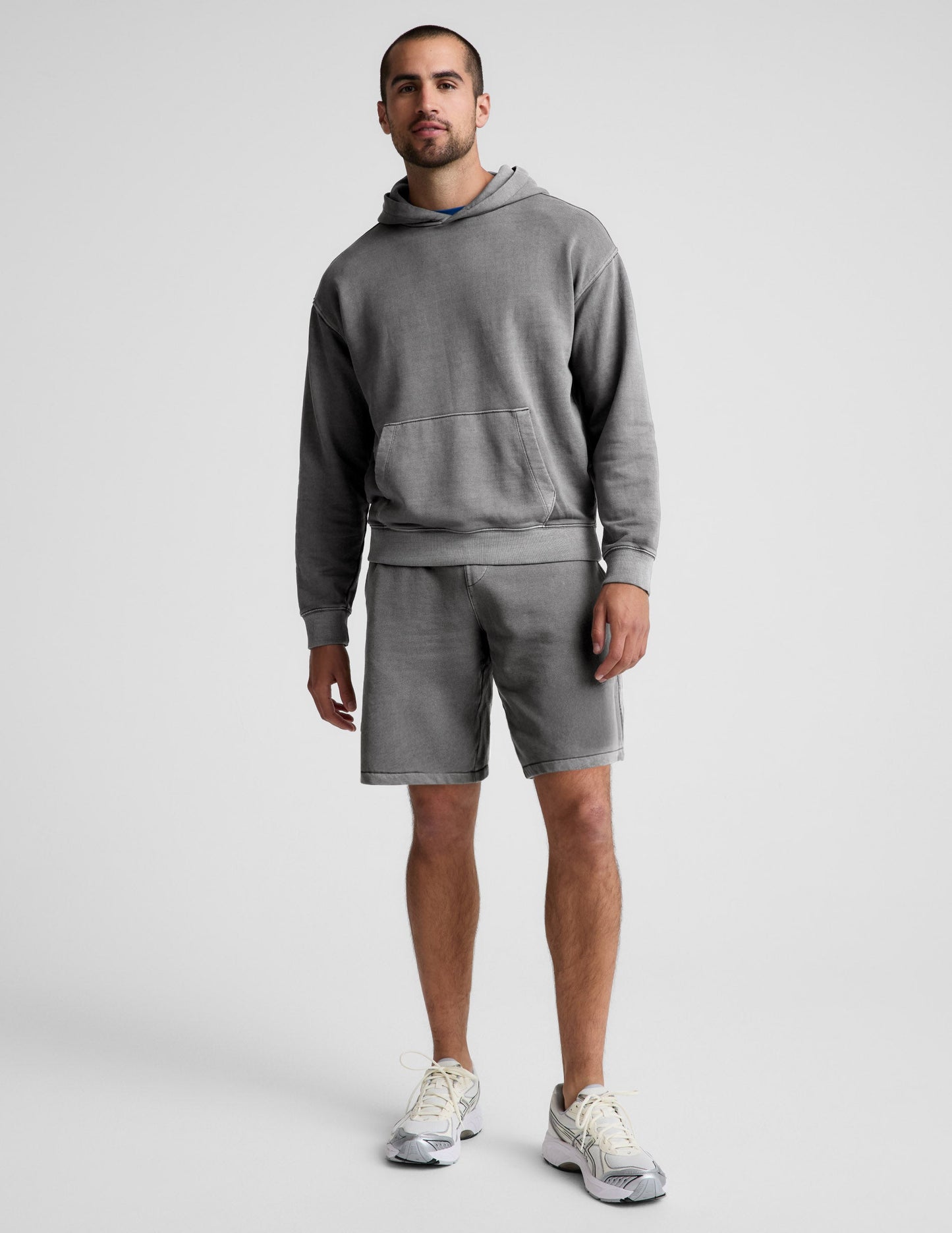 Beyond Yoga Men's Beach Terry Shorts - Washed Black Ash