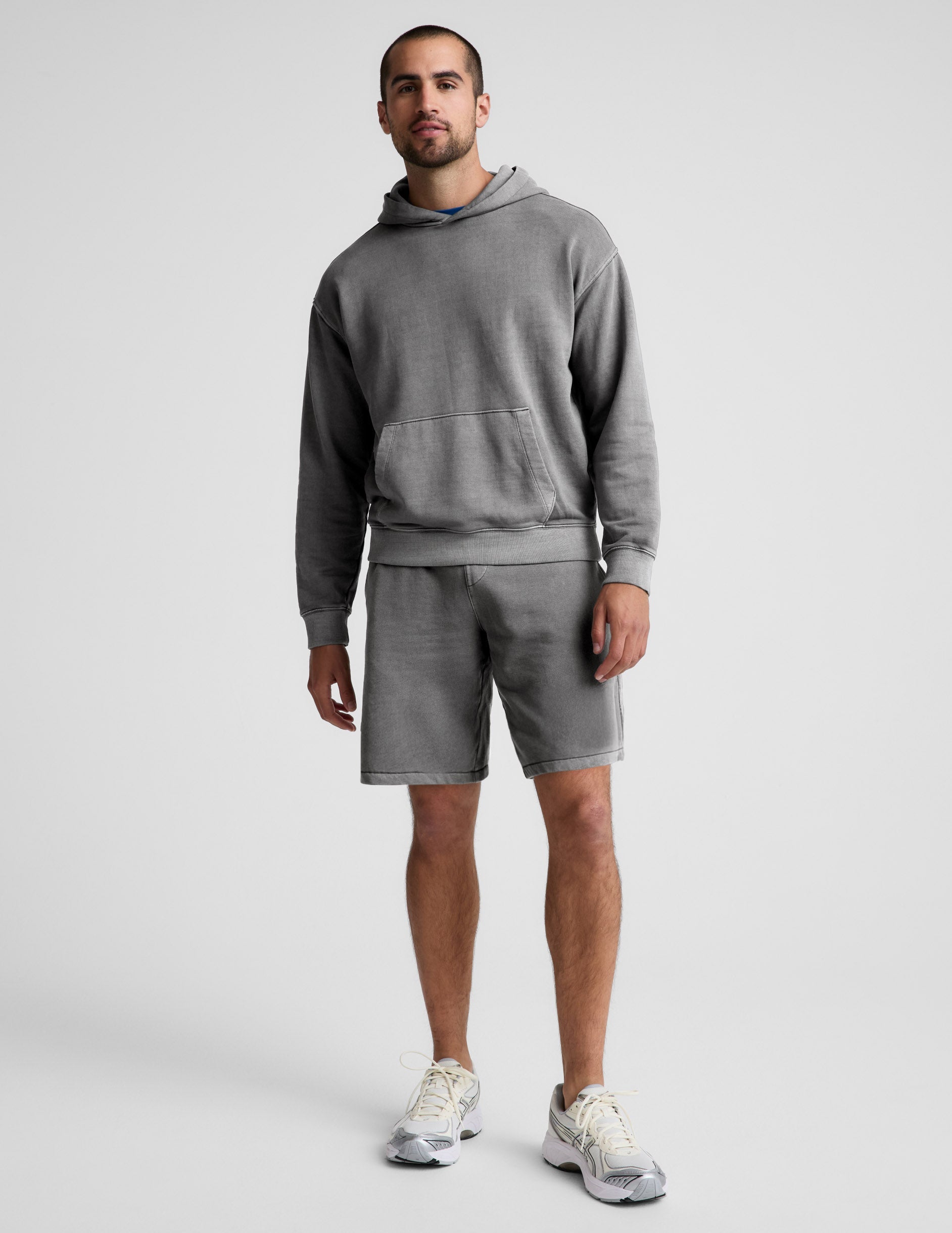 Beyond Yoga Men's Beach Terry Shorts - Washed Black Ash