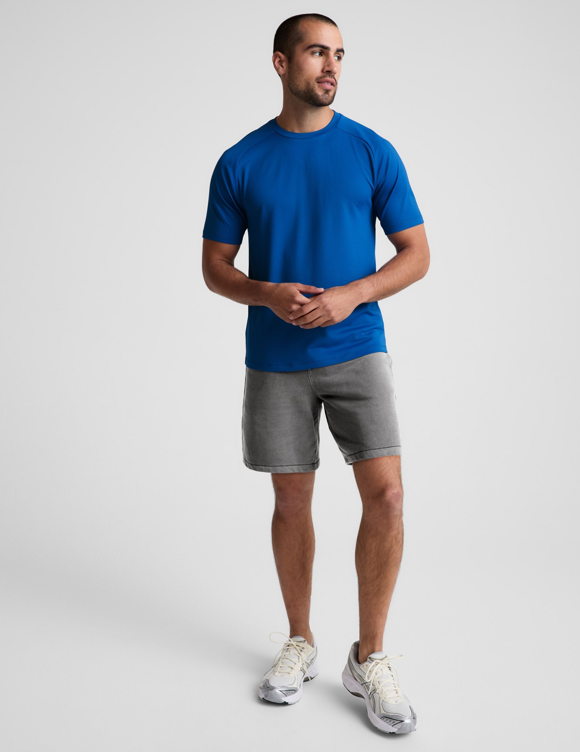 Beyond Yoga Men's Beach Terry Shorts - Washed Black Ash