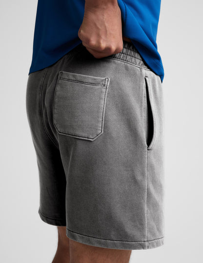 Beyond Yoga Men's Beach Terry Shorts - Washed Black Ash
