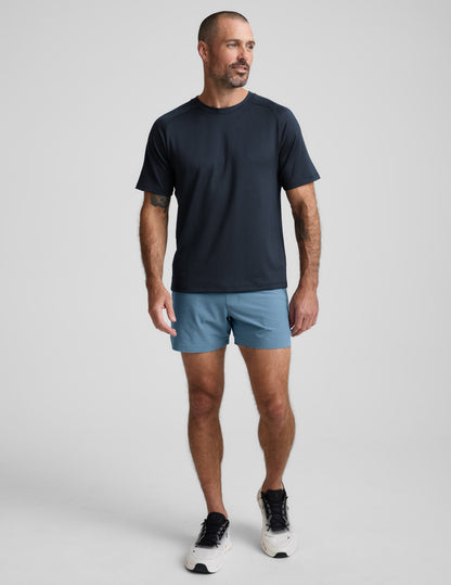 Beyond Yoga Men's Lined Running Pivotal 2.0 Shorts - Harbor Blue