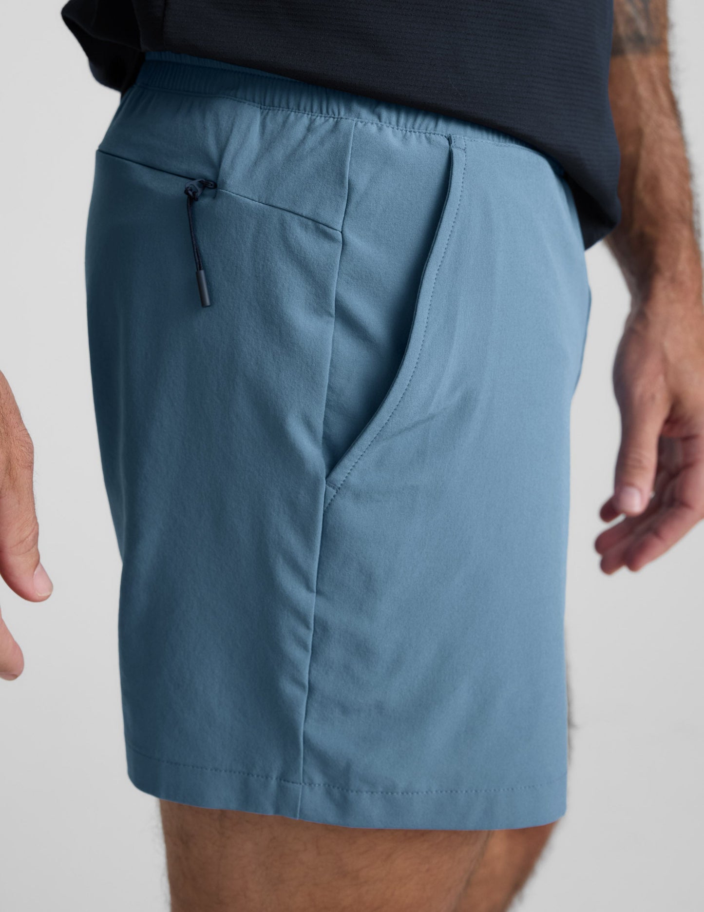 Beyond Yoga Men's Lined Running Pivotal 2.0 Shorts - Harbor Blue