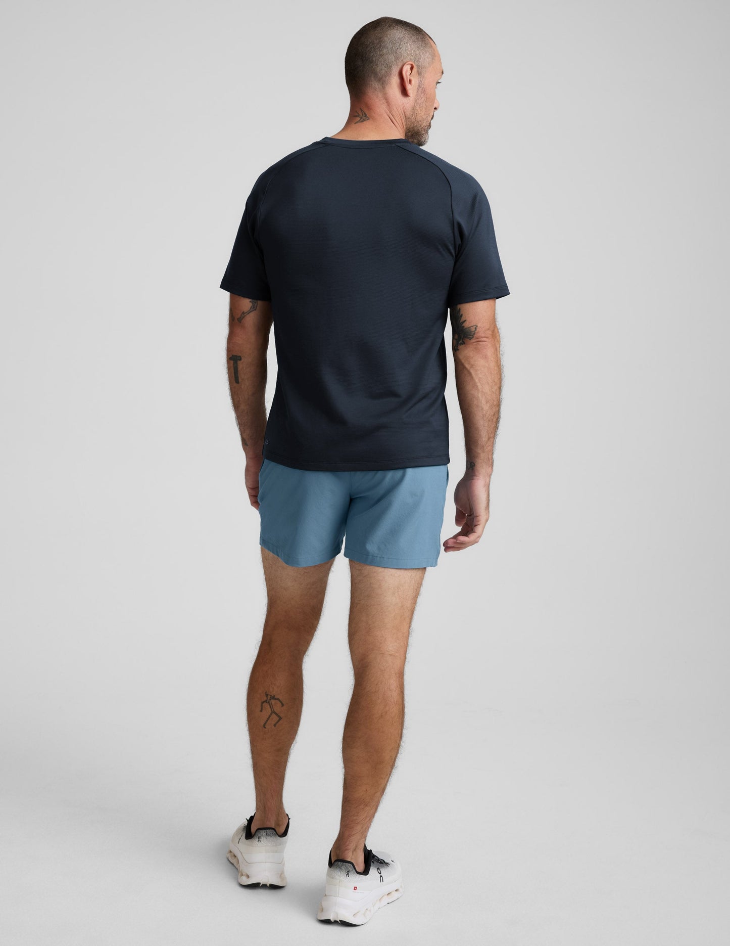 Beyond Yoga Men's Lined Running Pivotal 2.0 Shorts - Harbor Blue