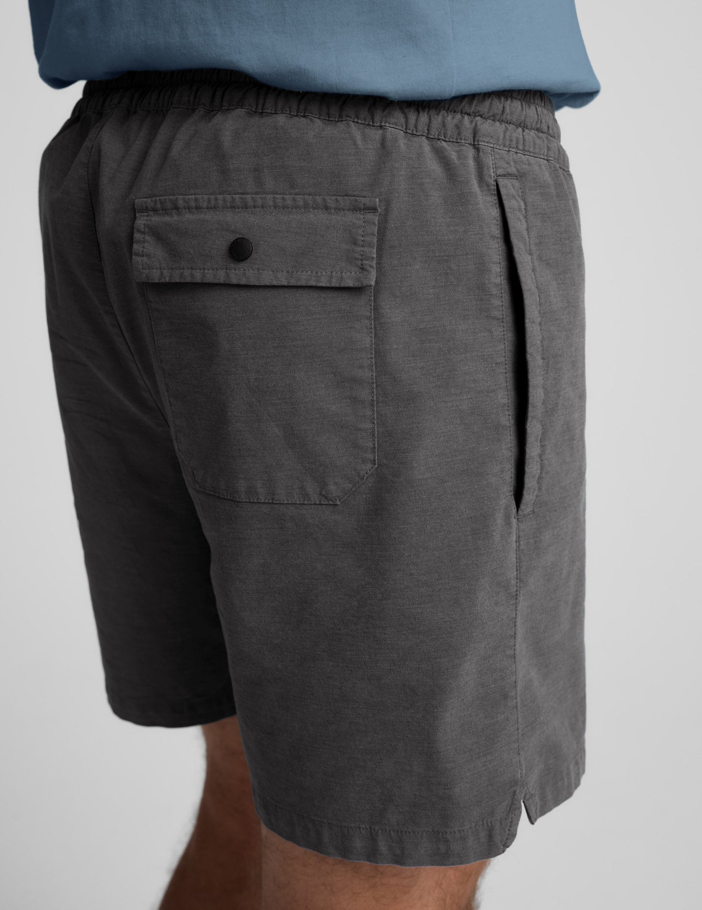 Beyond Yoga Men's Casual Elastic Waist Saturday Shorts - Black Ash