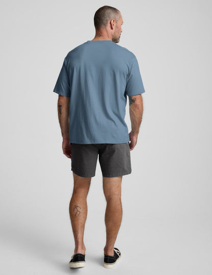 Beyond Yoga Men's Casual Elastic Waist Saturday Shorts - Black Ash