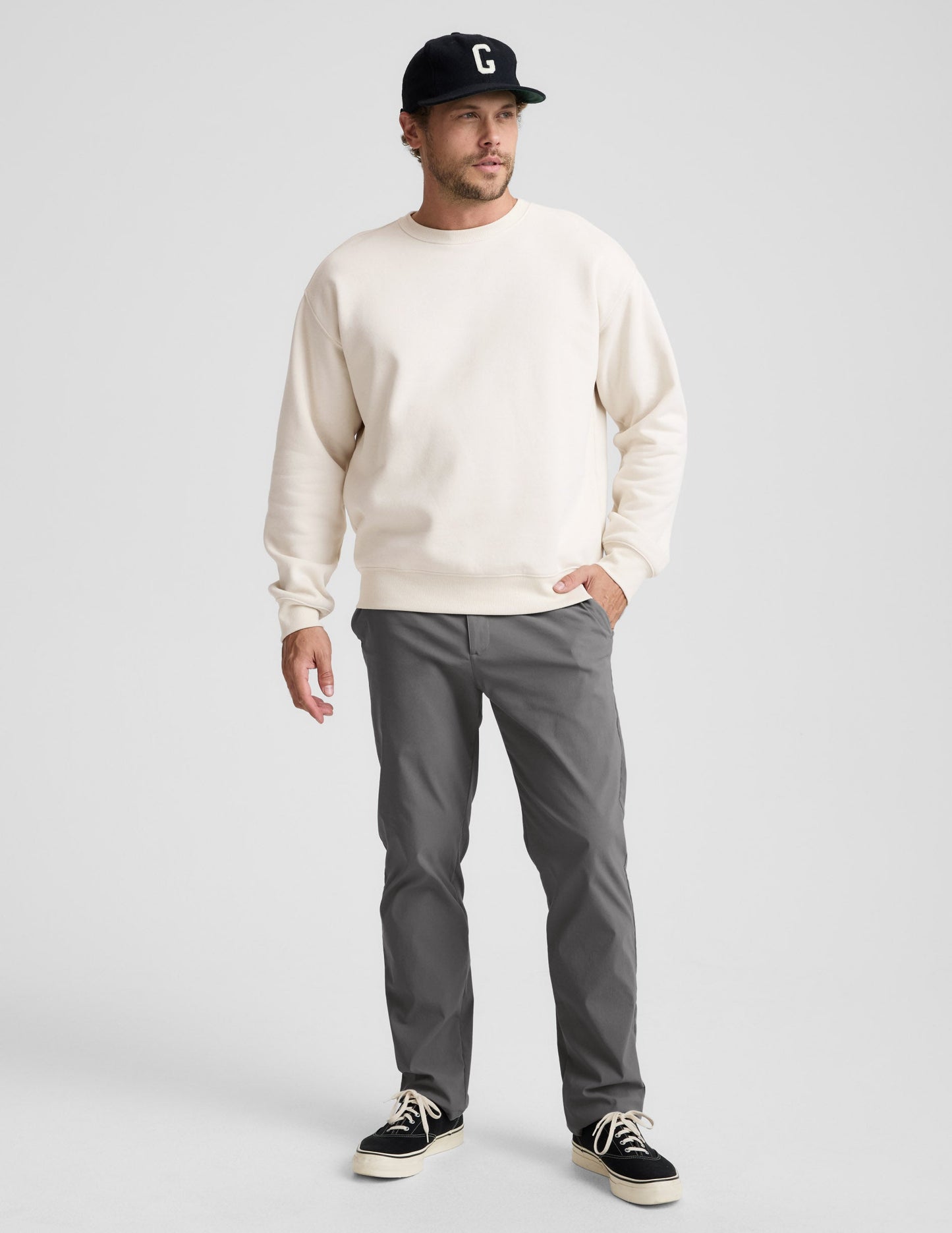 Beyond Yoga Men's Straight Leg Element Chino Pants - Lunar Gray
– Beyond Yoga