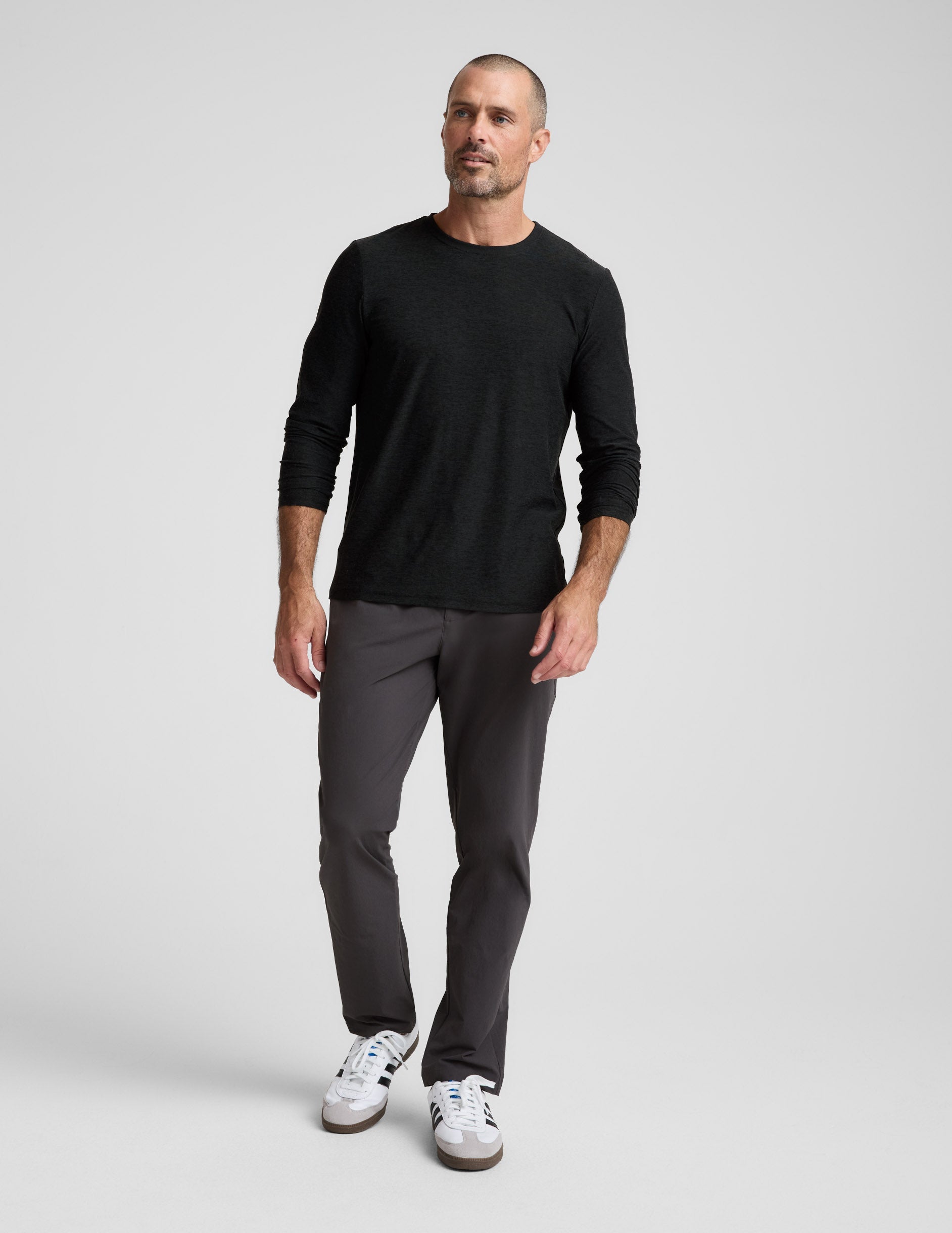 Beyond Yoga Men's Relaxed Stretch "All Terrain" Pant - Black Ash