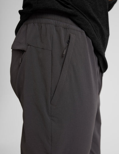 Beyond Yoga Men's Relaxed Stretch "All Terrain" Pant - Black Ash