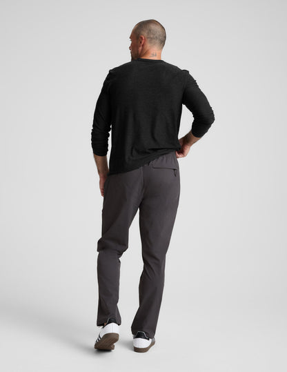 Beyond Yoga Men's Relaxed Stretch "All Terrain" Pant - Black Ash