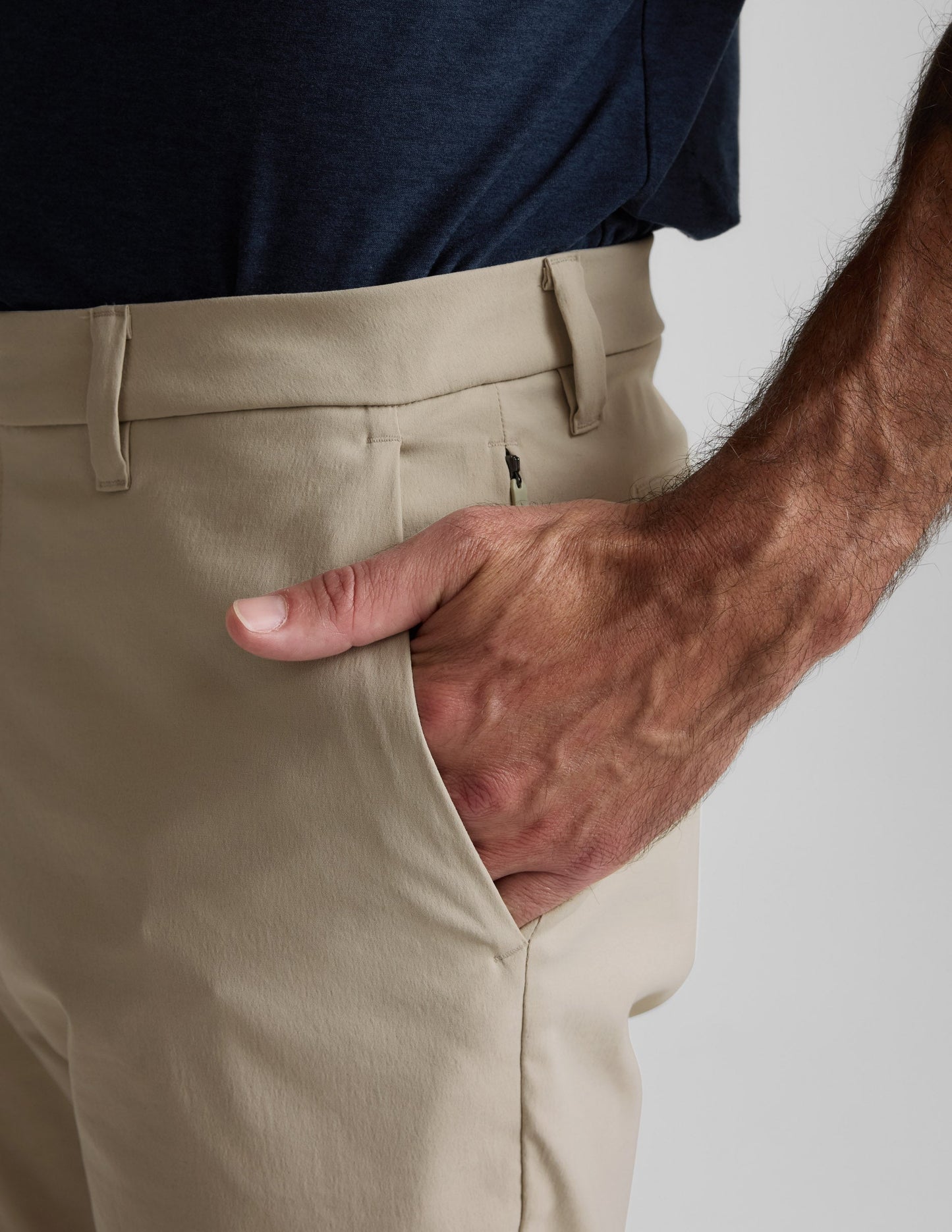 Beyond Yoga Men's Straight Leg Element Chino Pants - Khaki