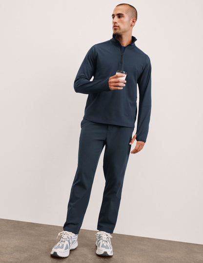Beyond Yoga Men's Relaxed Straight Leg Dynamic Pants - Nocturnal Navy