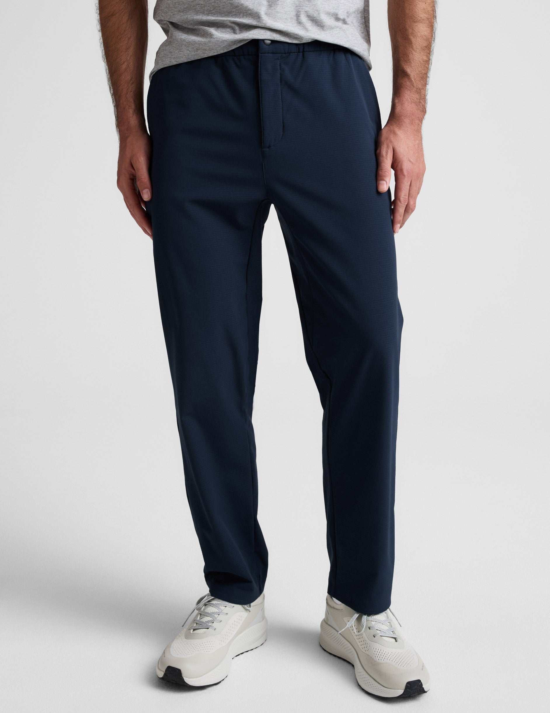 Beyond Yoga Men's Relaxed Straight Leg Dynamic Pants - Nocturnal Navy