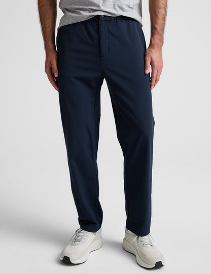 Beyond Yoga Men's Relaxed Straight Leg Dynamic Pants - Nocturnal Navy